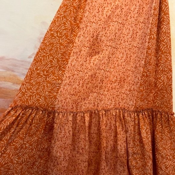 Joie razorback, orange floral dress - Picture 3 of 3